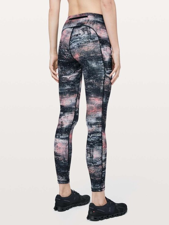 lululemon athletica Pants - Lululemon Speed Up Tight-Azurite Poppy Coral Multi